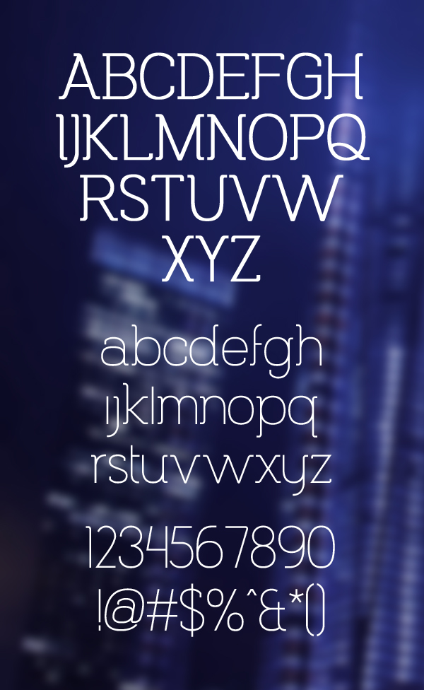 Espacio Novo Free Font Font Letters